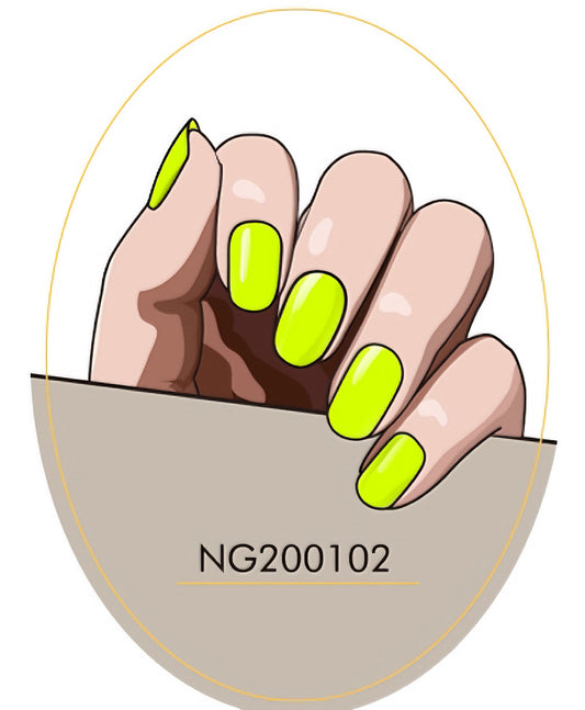 Semicured Gel Nail Sticker Kit/NG102