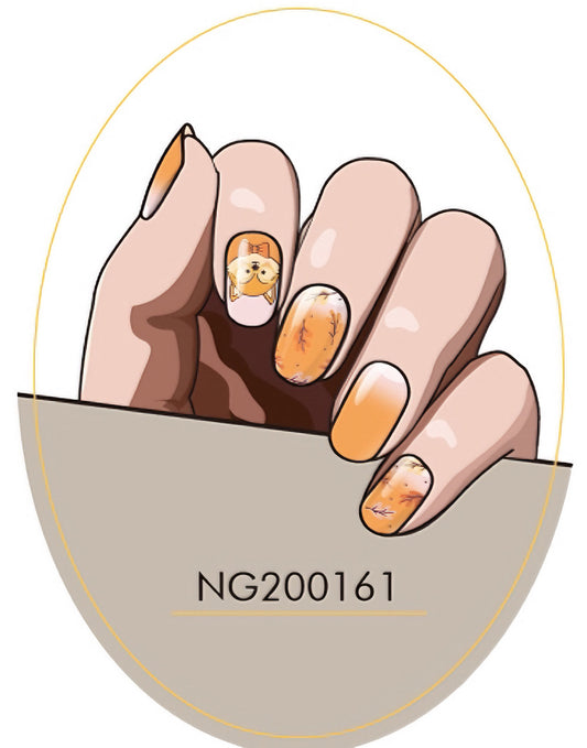 Semicured Gel Nail Sticker Kit/NG161